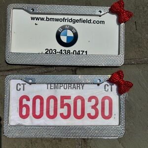 💎💍BLING LISCENCE PLATE FRAME💕